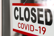 Closed Covid-19 sign