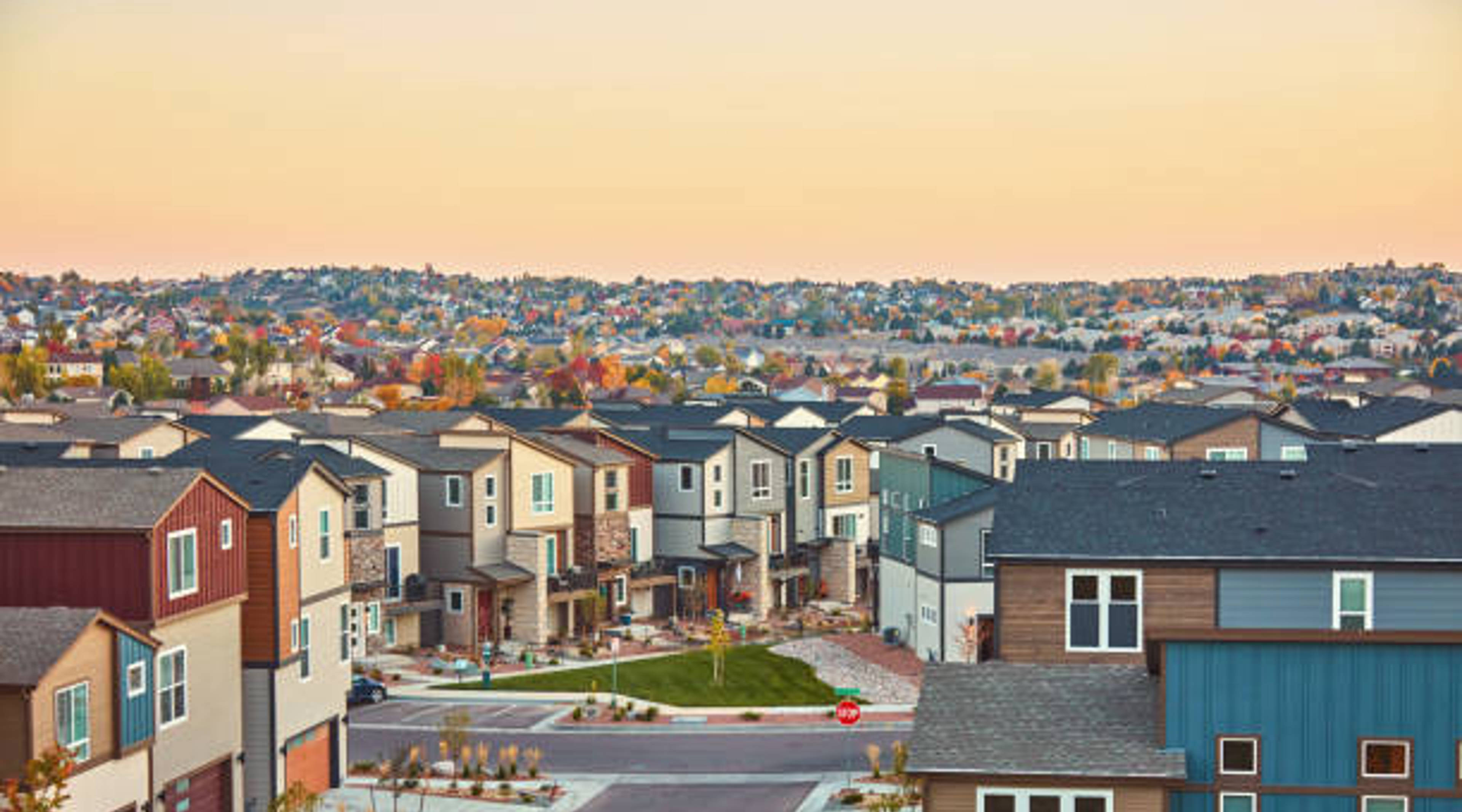 Panoramic view of houses